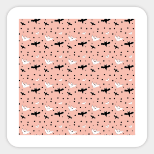 bats pattern Sticker